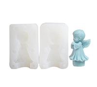 Vesone Stampo Angioletto | Stampo in Silicone per Torta - Stampo per Candele, Stampo a Forma di Angelo per Torta di Sapone per aromaterapia in Gesso in Resina, Stampo per Artigianato in Resina