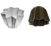 VESPA 2 PZ Forma PANDORO da 1KG 23XH17 Alluminio 100% Prodotto Italiano + Forma Antiaderente da 800 GR Marca Natale