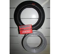 VESPA 50 FL2 AUTOM. 1991 V5P2T KIT RUOTA 3 00 10 COPERTONE CAMERA E CERCHIO