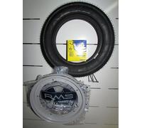 VESPA 50 FL2 AUTOM. 1991 V5P2T KIT RUOTA 3 00 10 COPERTONE MICHELIN S83 CAMERA E