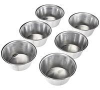 Vespa 924100 Confezione 6 Formine, Alluminio, 7.5x3 cm, Antracite, 6 unità