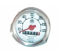 Vespa Classico Bianco Viso Vintage Tachimetro 120 Kmph Speedo Aes