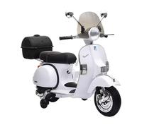 Vespa Elettrica Moto Scooter Per Bambini Full PX 150 Bianco