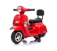 Vespa Elettrica Per Bambini Moto Scooter Piaggio Rossa