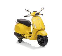 Vespa elettrica per bambini piaggio 12v - giallo sole