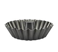 VESPA SPA Teglia da Forno in Alluminio Antiaderente Sfornatutto CM.30x30x3h Ottima per Casa e Compatibile con Forno Elettrico e Gas - nero alluminio 8014932002720