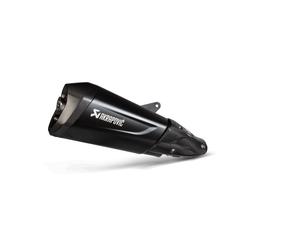 Vespa GTS300 2021-2024 Akrapovic Inox da Infilare Kit - Raso Nero - Strada Lega