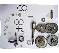 Vespa P200 P200E PX PE LML Gear Scatola Kit 23 Ingranaggi 7 Molle Frizione 68