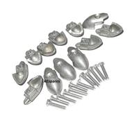 Vespa Pavimento Canale Cromo Taglio Tappo Kit + Rivetti Vbb Sprint 150 GS Gl S2u