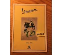 Vespa Piaggio 1946 1998 ET2 ET4 Prospetto Storia Scooter Opuscolo Pubblicità