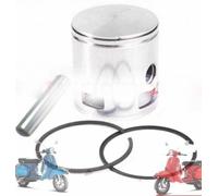 AEspares Vespa Pistone Assieme 3a O/s 58.4 Mm Testa Piatta PX LML Stella S2u