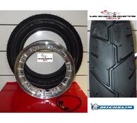 VESPA PK 50 XL KIT CERCHIO TUBELESS + PNEUMATICO 3-00-10 MICHELIN S1