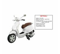 vespa primavera cavalcabile elettrica con luci e suoni 12v bianca / ROSSA
