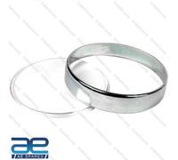 VESPA PX EFL PX DISC T5 Kit Ghiera Tachimetro Lente Plastica 105 MM Acciaio Inox