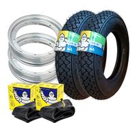 VESPA SPRINT DUE RUOTE COMPLETE COPERTONE CERCHIO E CAMERA 3-50-10 MICHELIN