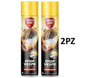 VESPA STOP SBM INSETTICIDA VESPICIDA VESPE E CALABRONI E NIDI SHIUMA GETTO 4 MT