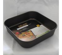 Vespa Teglia Sfornatutto da Forno Antiaderente Alluminio 99.5% per rustici pizze Pasta Gateau 25x25cm H5.4cm -Made in Italy-