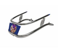 Vespa V50 90 100 Primavera ET3 Cromo Barra Paraurti Anteriore - Blu Orlo -