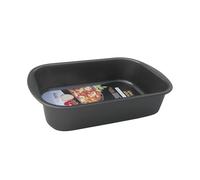 Vespa VSP099 Teglia Quadrato Sfornatutto, Alluminio, Nero, 25x25x5,4 cm