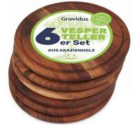 Vesperteller Tagliere Acacia Piatti Carne Con Pratico Succo di Frutta