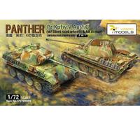 Vespid Models VS720009 - 1:72 Pz.kpfw.v' Panther’ Ausf.g ( W/ Steel Road Cerchi