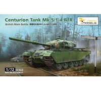 Vespid Models VS720017 1:72 Centurion Tank Mk.5/1-4.RTR RTR Kit di Carro Inglese
