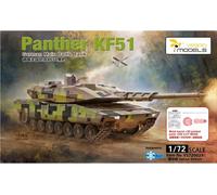 Vespid Models VS720029s - 1:72 Panther KF51 German Main Battaglia Tank Metallo