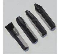 VESSEL BS2500 Impact Driver Bit Set 4 pezzi 36 mm C51 JIS Cross Flat Replacement