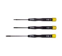 VESSEL Cacciavite di precisione ESD (antistatico) Phillips, set di 3 pezzi
