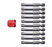 VESSEL EMGETX4050P10T - Set di 10 punte per collo Torsion Torx T40, 50 mm