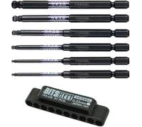 VESSEL Japan Ball point driver bit set set 6 pezzi (con supporto) SS16BP-6PSA