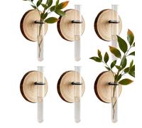 Vessel Set For Botanicals - Multiple Slots Water Propagation Stand, Seedling Cultivation Rack, Transparent Plantlet Incubator | Accent, Ideal Balcony Terrace Window Gardening Unit For Mom