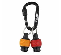 VESSEL Sfera Impugnatura Giallo Rosso QB-22K2RY Veloce Catcher 2 Pezzi Set Porta