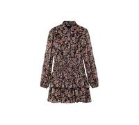 Desigual Abito da Donna a Maniche Lunghe NAN, Nero, M