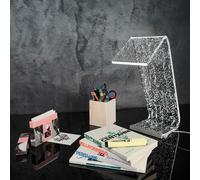 Vesta Lampada da tavolo a LED in plexiglas dal design moderno Stardust C-Led Tra