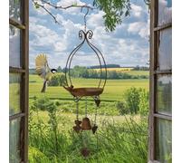 Vesta per mangiatoia per uccelli con il vento Chime Chickadees Wildbird Food