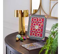 Vesta Portafoto con cornice in plexiglass dal design moderno con decoro Ethnic D