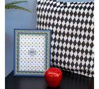 Vesta Portafoto con cornice in plexiglass dal design moderno con decoro Foulard