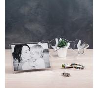 photo frame medium eco trasparente incolore, dimensioni 20x9,5xH13,5 cm, peso 0,215 kg, spessore 5 mm trasparente