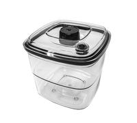 Vesta Precision Contenitore per Sigillare Alimenti sottovuoto Vesta Precision da 2,4 litri compatibile con i Sigillatori Vesta Precision | Contenitore Ermetico per Microonde e Freezer 16,9x16,9x16cm