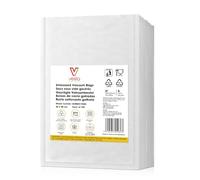 Vesta Precision - Sacchetti sottovuoto, in rilievo, per cottura e imballaggio, senza BPA, 30% plastica in meno, compatibili con forno a microonde, congelatore e cottura sottovuoto | 100 unità 30 x 40
