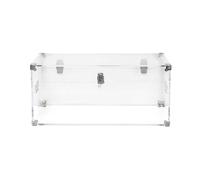 Vesta Tavolinetto baule in stile moderno Houdini Plexiglass Trasparente