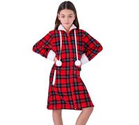 Vestaglia Bambina Natalizia Pigiamiamoci - Pile Coral Morbido e Caldo