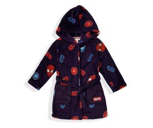 Vestaglia bambino Marvel Spiderman in pile con cappuccio bimbo Spider Man 5953