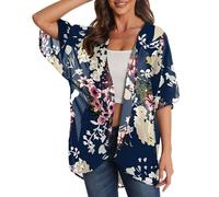 Vestaglia Copricostume Donna Cardigan Da Spiaggia Sexy Plus Size Kimono Da Bagno Mare Lungo Traspirante Copricostumi Estivi Elegante Piscina Beach Vestiti Cover Up Boho Beachwear Vacanza Party