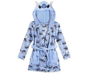 Vestaglia Coral Fleece Applications Stitch BLU - 8 Anni | FEMMINA CERDà