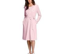 Vestaglia da Camera Donna Cotone Jersey Cintura Liu-Jo LJ Logo Glitter -Rosa-46