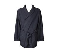 RAGNO Vestaglia da camera uomo corta incrociata con tasche e cintura invernale eco punto milano di misto cotone articolo U588NS, 402F Fantasia carta zucchero, 52