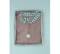 Vestaglia Donna Calibrata "Milk And Honey" Cotone Interlock Manica Lunga Con Zip