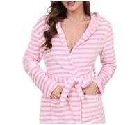 Vestaglia Donna Pile Vestaglia Donna Invernale Da Camera Lunga Accapatoio Accappatoio Rosa Xxl Microfibra Ospedale Taglie forti Vestito Casa Notte Xs Calda Pail Abbigliamento Donne Vestaglie
